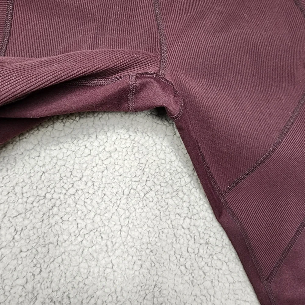 Zella Moto Ribbed High Waist Ankle Crop Leggings Size Medium - Picture 9 of 14